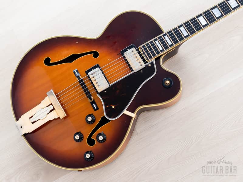 1975 Greco L-200 Vintage Archtop Carved Top L-5 CES w/ Maxon | Reverb