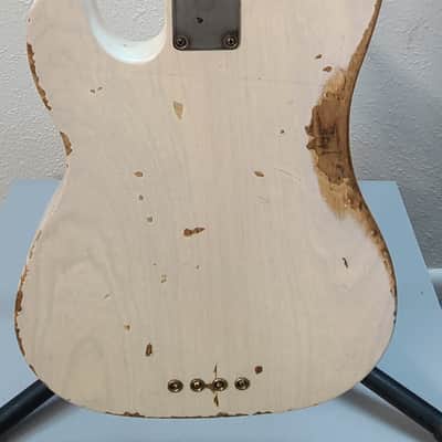 Nash PB-52 Relic Bass Guitar!  Excellent Bass! - White image 10