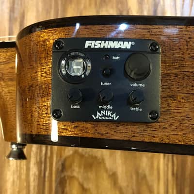 Lanikai MAS-CEC Acoustic/Electric Concert Ukulele All Solid Mahogany image 3