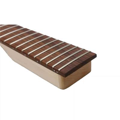 Ibanez-Style 24 Fret Baritone Guitar Neck, Maple & Rosewood Fretboard image 5