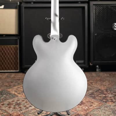 Gibson Custom Shop 1961 ES-335 Semi-Hollow Electric Guitar - Silver with Hardshell Case image 9