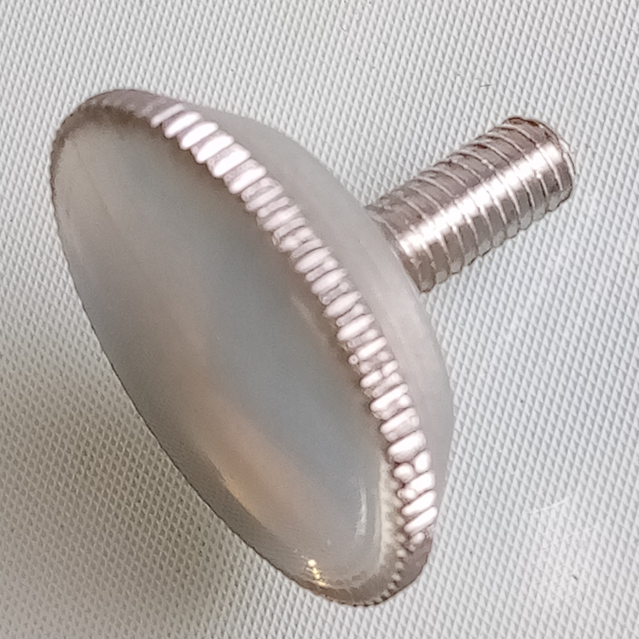 6mmx1 1.5cm Tensioner Knob Dial Vintage 60s Chrome Part Set Screw Tension Rod — main photograph