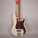 2022 Fender Player Plus Precision Bass Olympic Pearl Finish w/Gig Bag