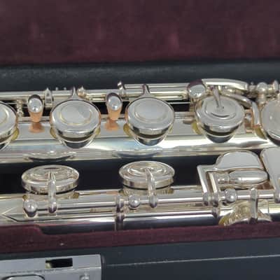 Yamaha flute YFL-514 MINT condition EC cut solid silver headjoint image 3