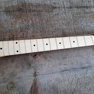 21 fret T neck, Stainless Steel Frets natural maple guitar neck replacement fits oem image 9