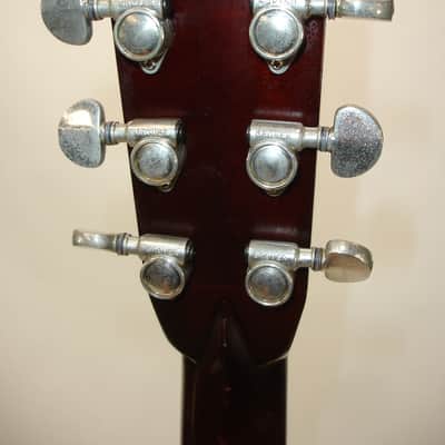 Vintage 70's Aria D-50 Dreadnought Acoustic Guitar, Natural w/ Case image 15