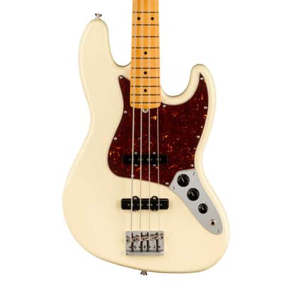 Fender American Professional II Jazz Bass - Olympic White w/ Maple FB image 1