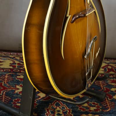 Sampo Archtop 1950s - Chocolate Sunburst made In Germany image 10
