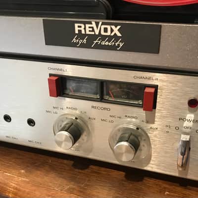 Revox A77 MKII 1970s Black/Silver/Wood image 5