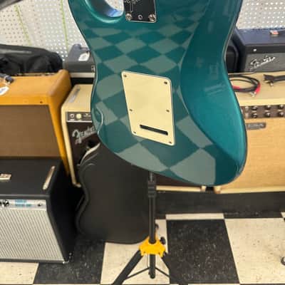 Fender American Standard Stratocaster with Matching Headstock, Rosewood Fretboard 1995 - Ocean Turquoise image 13