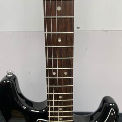 Used Squier FSR Bullet Strat Stratocaster Electric Guitar HH Black 2010 image 6