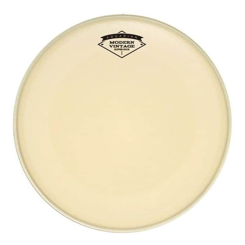 Aquarian Modern Vintage Super Kick I Coated Bass Drumhead 20" image 1