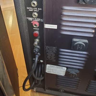 Vintage 1970’s Pair Leslie Model 60 Vibrato Speakers w/Original Controller & Cables~ULTRA CLEAN image 3