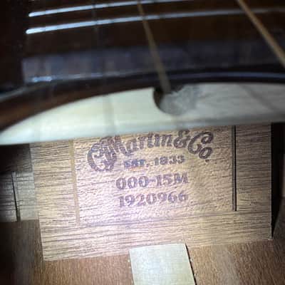 Martin 000-15M Burst 2016 - 2018 - Sunburst image 3