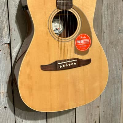 Fender Malibu Player Natural, Great Small Body Guitar, Pro Setup , Ships Very Fast ! image 3