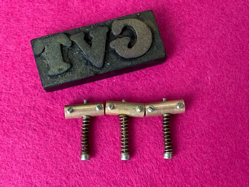 General Vintage Tone Soft brass Telecaster ®️compensated saddles Master of edad image 1