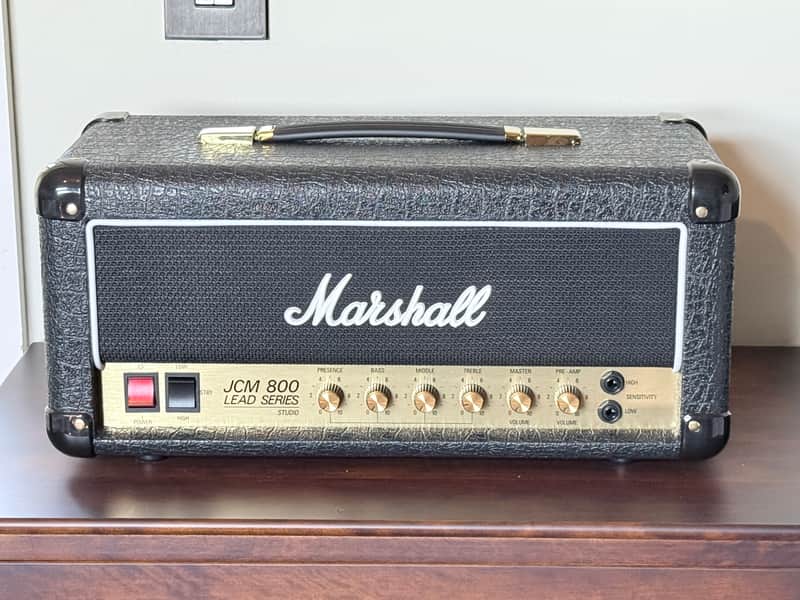 Marshall Studio Classic SC20H "JCM 800 Lead Series" 20-Watt Guitar Amp Head 2019 - Present - Black image 1