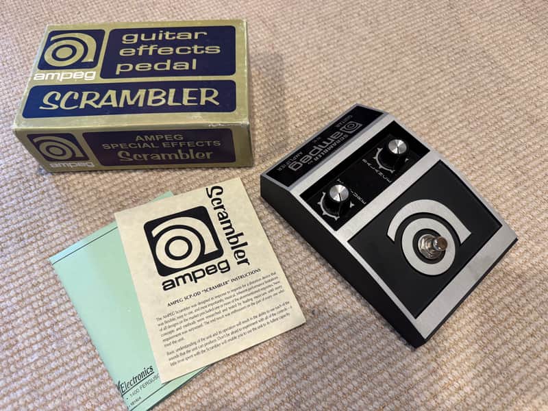 Ampeg Scrambler SCP-OD Bass Fuzz Reissue 2005 - 2006 - Black image 1