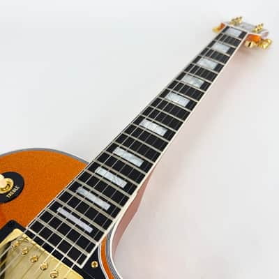 2024 Gibson Custom Made to Measure Les Paul Custom - Orange Sparkle image 9