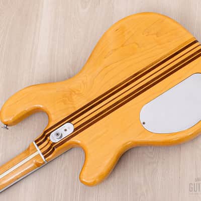 1979 Kramer DMZ 4000 Vintage Aluminum Neck Bass Natural w/ Case image 14