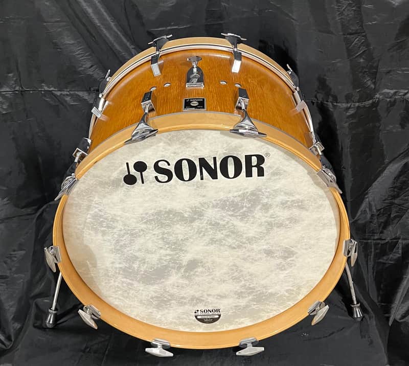 Sonor Phonic 1978  14"x22" Bass Drum - Natural Beech image 1