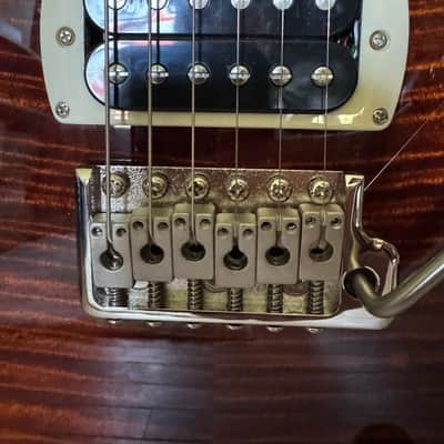 2025 PRS SE Custom 24 - Black Gold Burst w/Locking Tuners image 4