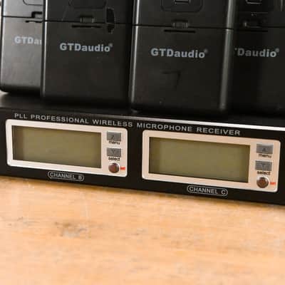 GTD Audio G-787 PLL Pro Wireless Mic Receiver w/ 4 Beltpacks (NO PSU) CG010YA image 3