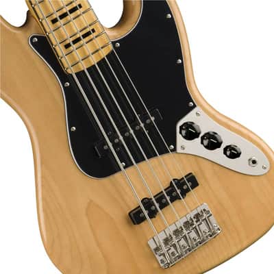 Squier Classic Vibe '70s Jazz Bass V - Natural image 4