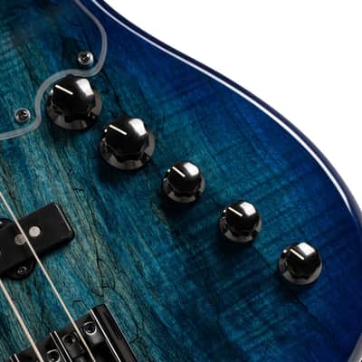Cort GBFUSION4BB GB Series Fusion Bass Guitar. Blue Burst image 6