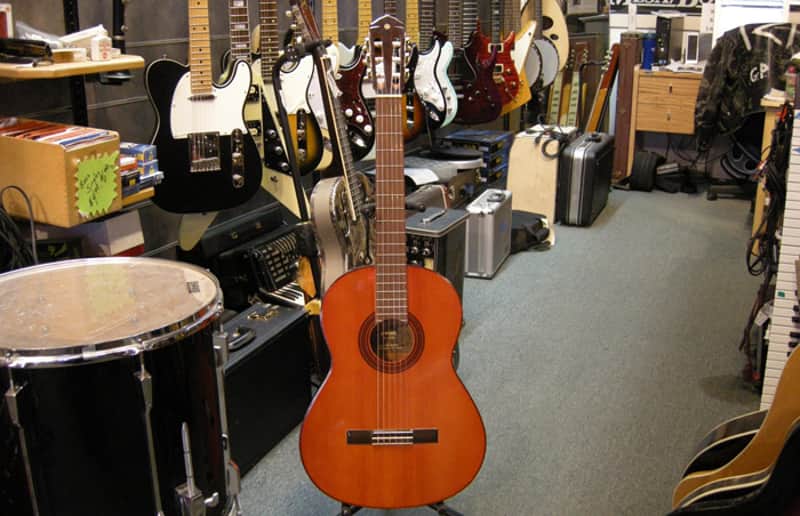 Yamaha G-55A Full-Size Natural Finish Classical Nylon String Acoustic Guitar image 1
