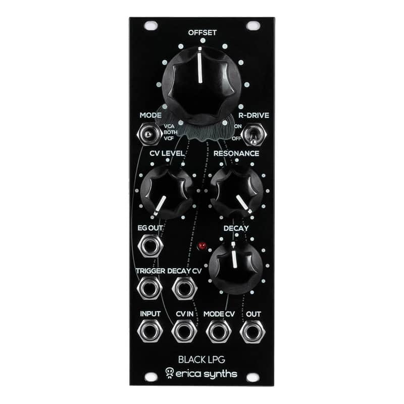 Erica Synths Black LPG Eurorack Lo Pass Gate Module image 1