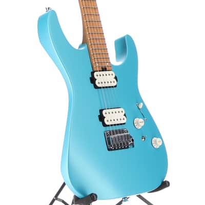 Charvel Pro-Mod DK24 HH 2PT CM, Caramelized Maple Fingerboard, Matte Blue Frost (RP) (11534) image 3