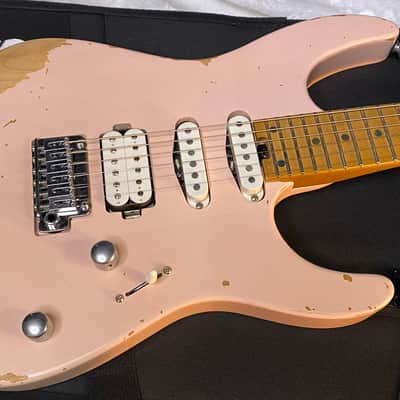 NEW! Charvel Pro-Mod Signature Rick Graham DK24 2PT CM Worn Shell Pink - Foam Core Case - Authorized Dealer image 4