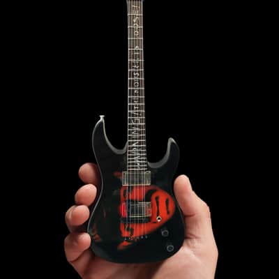 Metallica Kirk Hammett Frankenstein Collectible Mini Guitar image 1
