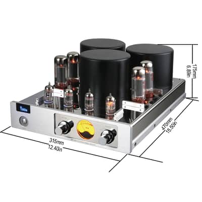 YAQIN MC-13S Push-Pull Integrated Stereo Tube Amplifier,Output Power 40Wx2, Tubes:12AX7*2, EL34*4,12AU7*2, AC115V and 230V Optional. image 4