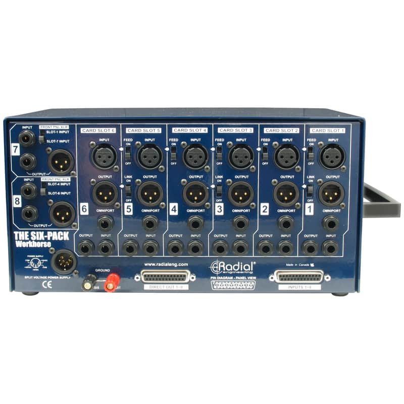 Radial Engineering Workhorse - SixPack 500 Series Desktop Rack image 1