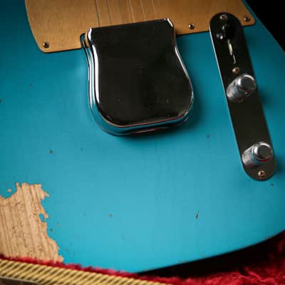 2023 Fender USA Custom Shop 52' Telecaster Heavy Relic TAOT Turquoise image 11