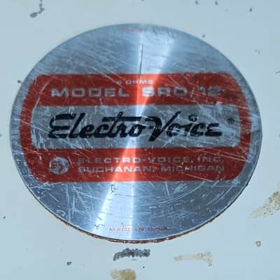 EV SRO/12 8ohm RARE 60s 4-hole First Version Coffee Can Alnico Speaker - RECONED image 5