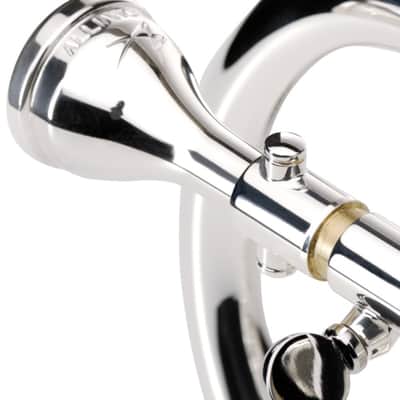 Besson BE924G-2-0 'Sovereign' Professional Eb Cornet in Silver Plate image 3