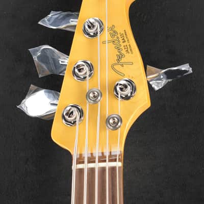 Mint Fender American Professional II Jazz Bass V 3-Color Sunburst Rosewood Fingerboard image 5