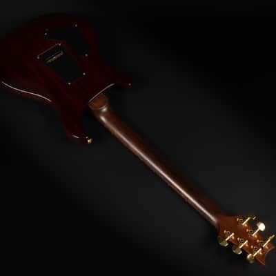2015 PRS 30th Anniversary Wood Library Custom 24 Flame 10-Top - Black Gold | USA Core Solid Rosewood Neck Gold Hardware Kloppmann HB57 Pickups | CoA OHSC image 14