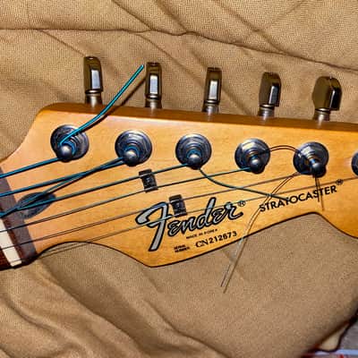 Rare Fender Stratocaster "Squier Series" Rosewood Neck CN2 Korea image 1
