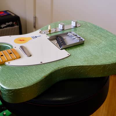 Partscaster: Guitar Mill Coke Bottle Flake T-Style + Fender Bullet 1 Neck – Complete Premium Build, Mastery, Arcane, Rutters with Extras! image 2