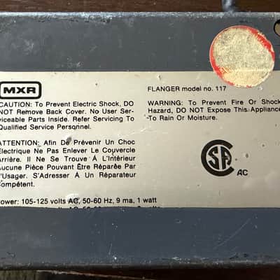 MXR MX-117 Flanger 1980 - Gray Vintage Analog image 2