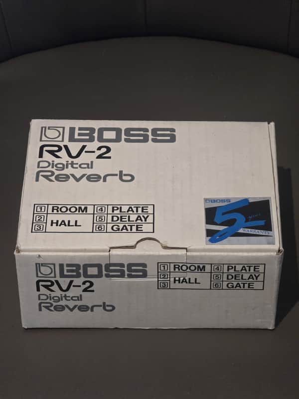 Boss RV-2 Reverb - Nov 1987 - WITH RARE BOX ! image 1