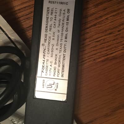 Vintage Realistic Universal Head Demagnetizer (For Cassette, 8-Track, Reel) image 3