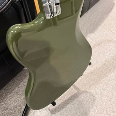 Fender CME Exclusive Player Jazzmaster 2021 - 2023 - Olive - W/ Stay Trem and add ons image 7
