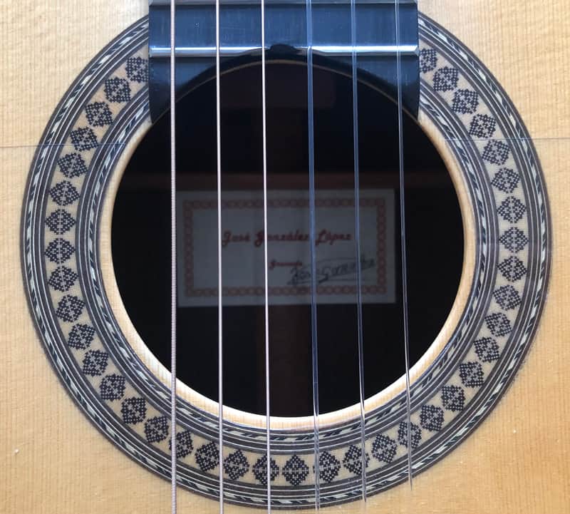 Jose Gonzalez Lopez Flamenco Guitar 1a Negra image 1