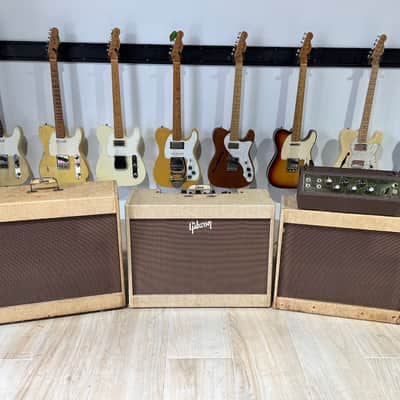 Gibson GA-88S Stereo Combo 1960 - the rarest Tweed Combo w/2 seperate Speaker Cabinets w/power head stored inside ! image 13