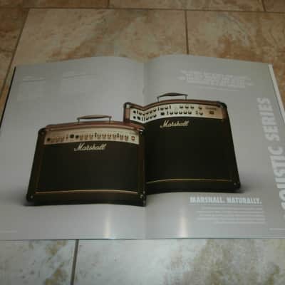 2014 Marshall Amplification Full-Line, Full-Color Catalog! Case Candy, Paperwork! image 3